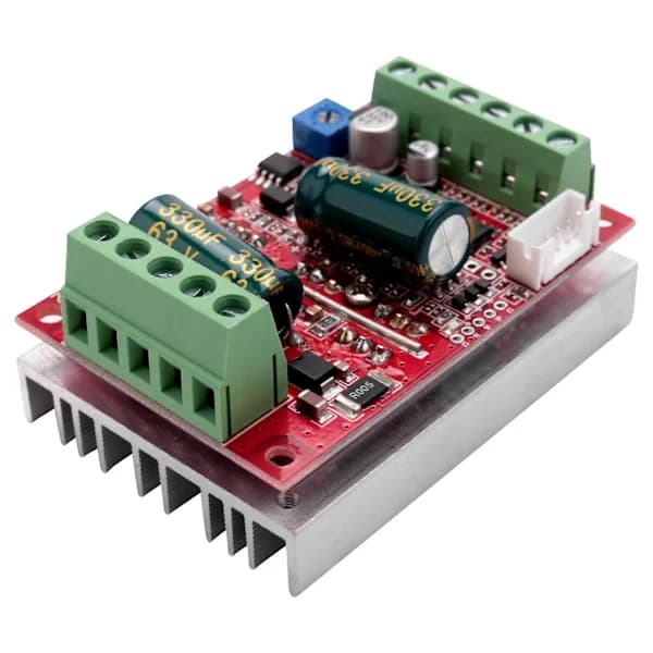 DC 6-60V 400W BLDC Trefaset DC Børsteløs Motorstyring PWM Hall Motorstyring Driverkort 12V 48V