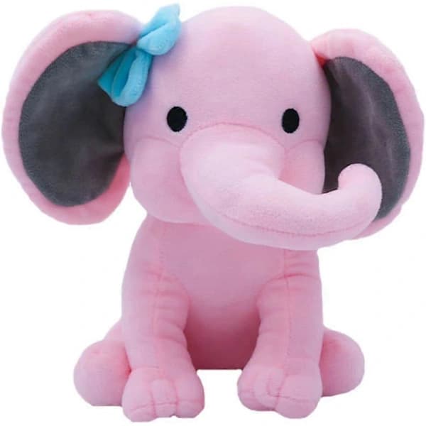 Rosa Tecknad Elefant Mjukdjur 25cm