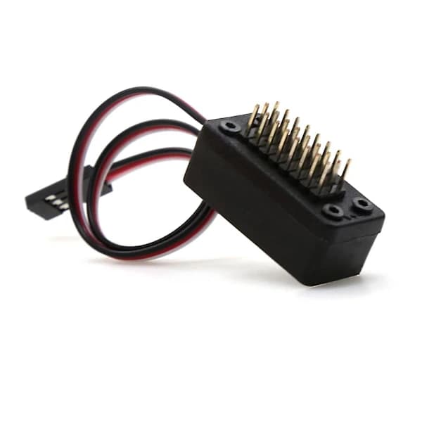 {ca}1 til 8 RC Bil 3-kanals CH3 3CH LED-lampe Lyskontakt Panel System til RC Modelbil Axial SCX10 Tra