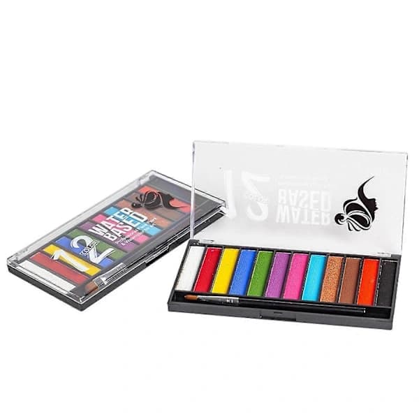 12 Farver Verdensmesterskab Halloween Makeup Ansigtsmaling Jule Ansigtsmaling