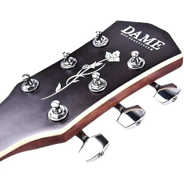 {ca}6 st Gitarrsträngsstämskruvar 3L3R Kromstämmare Gitarr Mekanikhuvuden för Elgitarr Cy