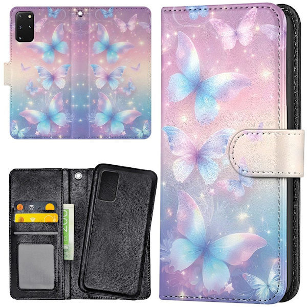Samsung Galaxy S20 - Lompakkokotelo/Kuori Perhoset