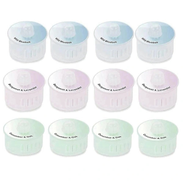 12-pack Doftkapslar Luftfräschare för ECOVACS Deebot T9[ca]
