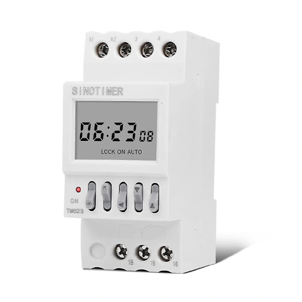 Digitalt astronomisk timerrelæ indendørs timer med astronomisk ur 220V