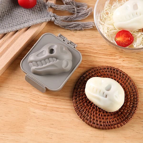 Hardkokt eggform, Liten, Grå
