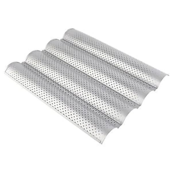 Franskbrød & Baguette Non-Stick 4-rumsform Bageværktøj