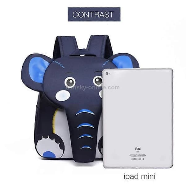 3D Elefant Ryggsekk for Barn, Gutter & Jenter Størrelse M Stor