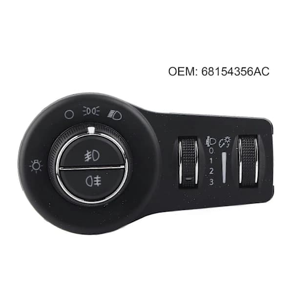 Frontlysbryter Tåkelyskontroll 68154356AC Erstatning Passer Jeep Renegade Pcd E2U711