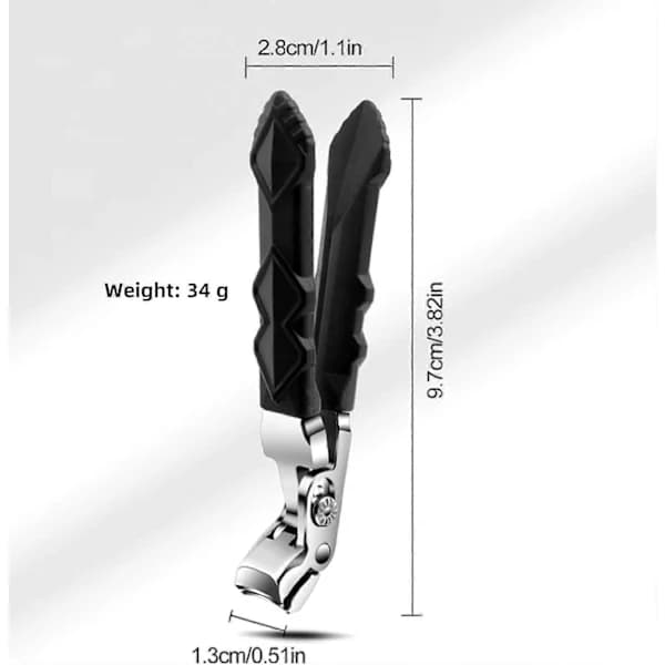 Clipmaster Pro Tåneglklipper Langt Håndtag Ergonomiske Buede Tåneglklippere