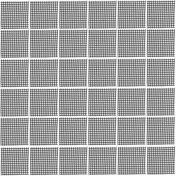 Plastnet til plantepotter - 50 stk, Sort, Udendørs, 10*10cm
