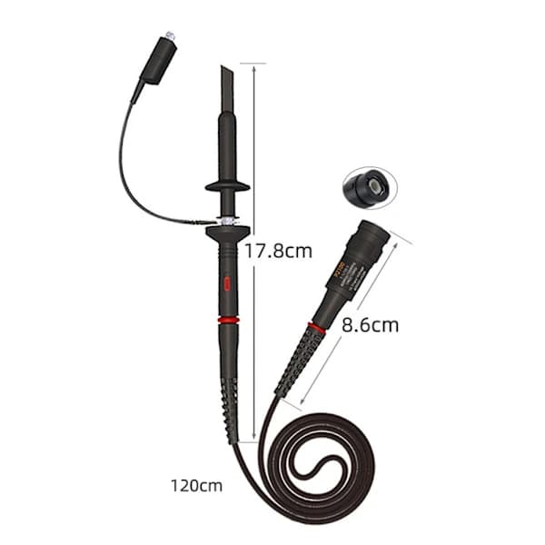 2 stk. P2100 Oscilloscop Clip Probes Probe