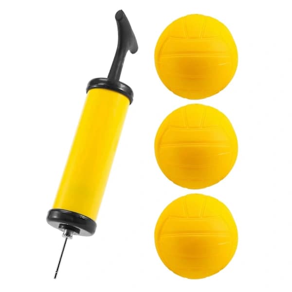 Roundnet Spelboll Utbytesbara Tävlingsbollar Mini Volleyboll 3-Pack med Pump