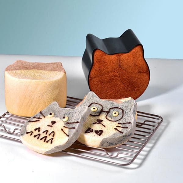 Katteformet Kageform, Katte Brødform, Nonstick Bageform, Cheesecakeform