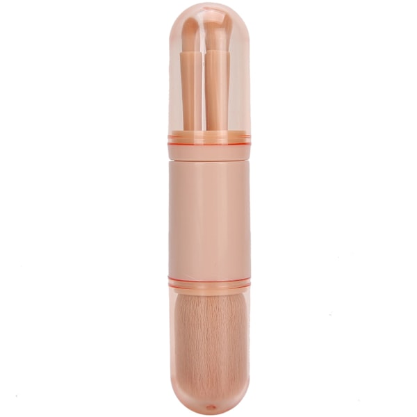 Setti Nageldammborttagare Infällbar Bärbar W/Lock Fiber BorstRosa