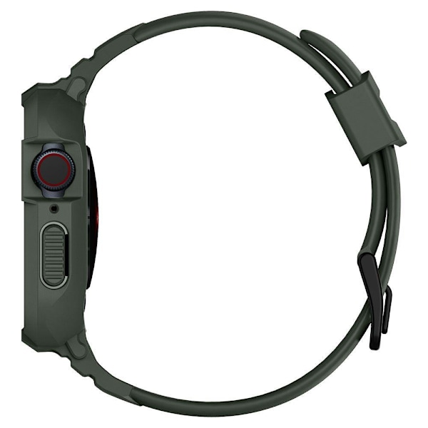 Spigen Apple Watch 44/45 mm Kotelo/Ranneke Rugged Armor 'Pro' Vihreä