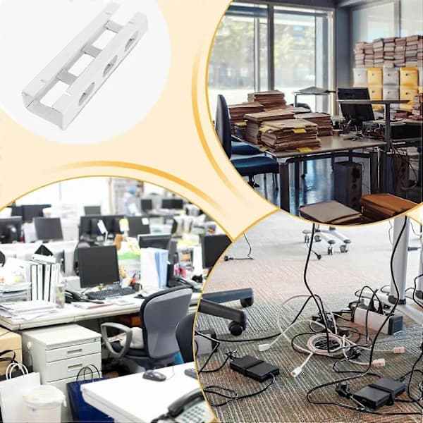 Kabelorganiser, skrivebordskabelorganiser, kabelstyring til arbejdspladsen, kabelopbevaring