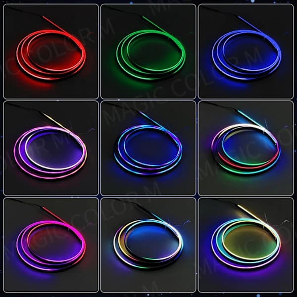 Bil Atmosfär Ljus LED Strip Bil Ambient Lights