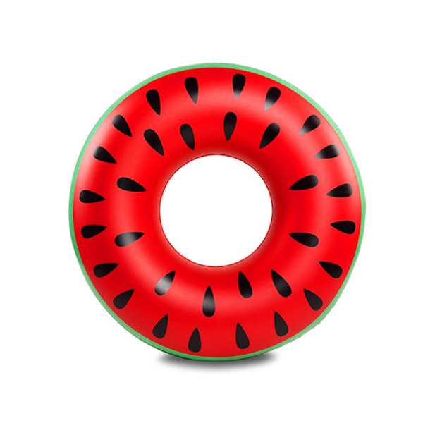Vattenmelon Uppblåsbar Pool Float Cirkel Ring Badring
