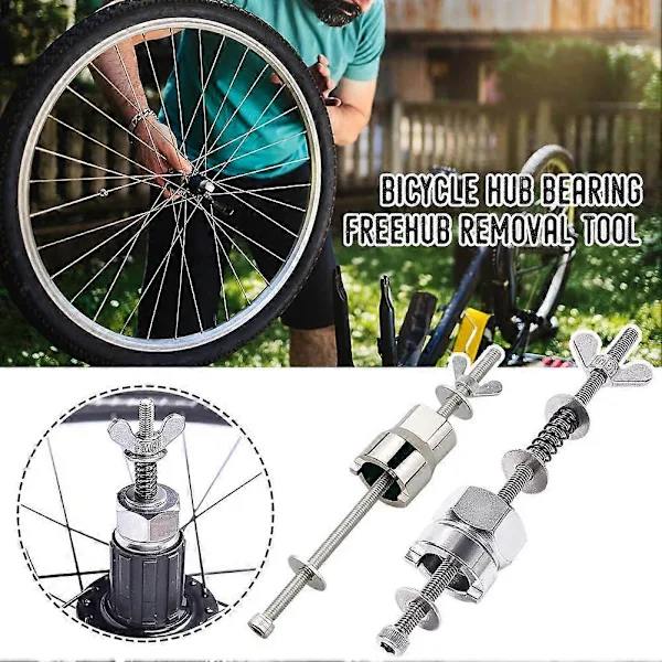 Letvægtsværktøj i rustfrit stål til fjernelse af friløbsnavlejer på cykel Style 7 Basic model