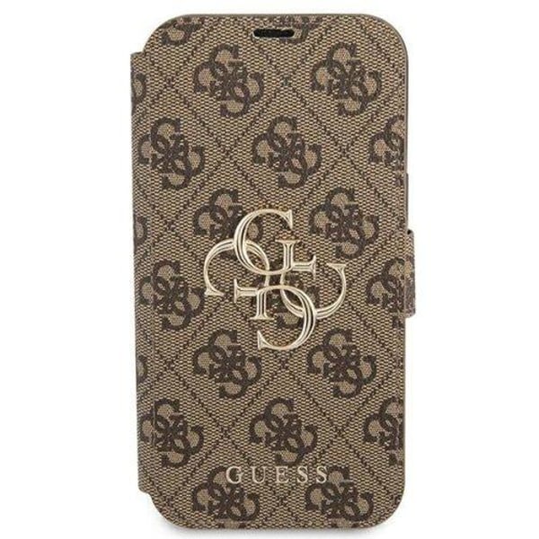 Guess Big Metall Logo Etui iPhone 13 Pro Max - Brun Brown Brun