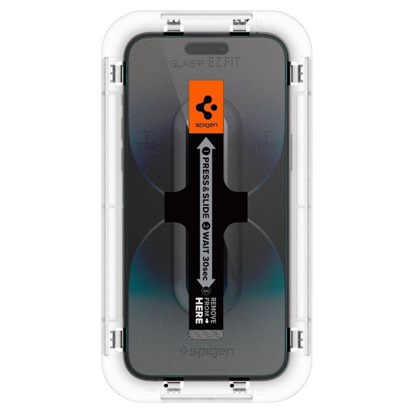 Spigen iPhone 14 Pro Max 2-PACK GLAS.tR \"Ez Fit\" Näytönsuoja