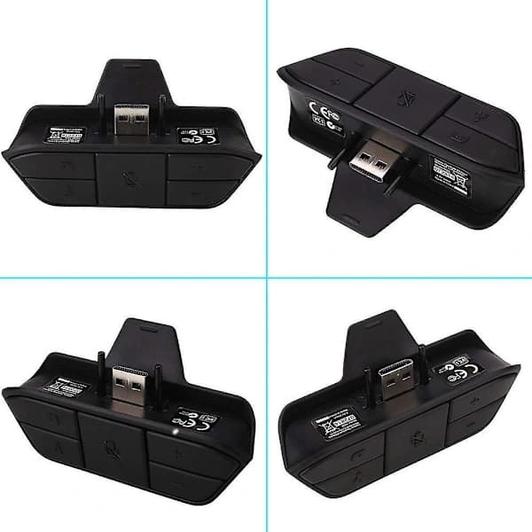 Stereo Headset Adapter til Xbox One/One S/Elite 1&2/til Xbox Series X|S Controllere, Mikrofon Headset Adapter til Xbox One Controller