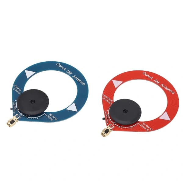 4 stk. Mini Ring Transceiver UHF VHF Am Sw Loop Antenne til Kortbølgeradio