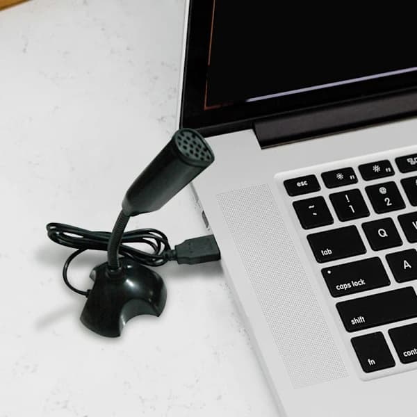 USB Mikrofon Højttaler Mic VIT hvid[ca]