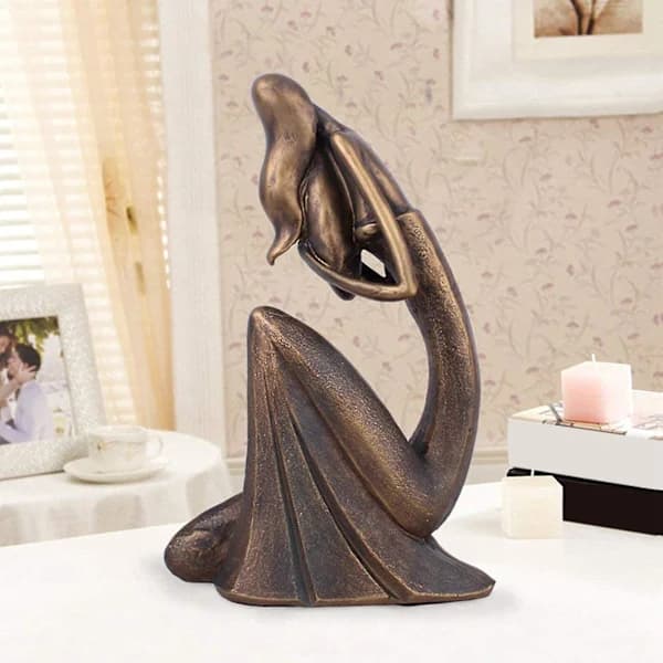Och Ld Statue M Skulptur Harpiks Håndværk Egnet Til R