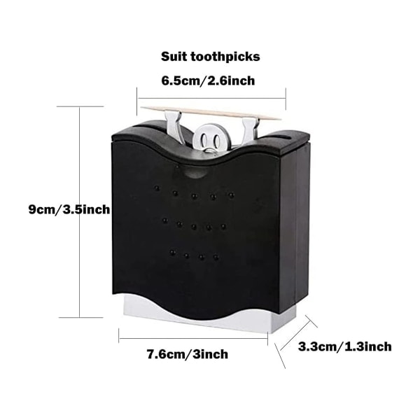 Perfekt gave til katteelskere, den holdbare funksjonelle tannpirkerholderen sikrer enkel tilgang til standard tannpirkere og løfter middagsbjud...