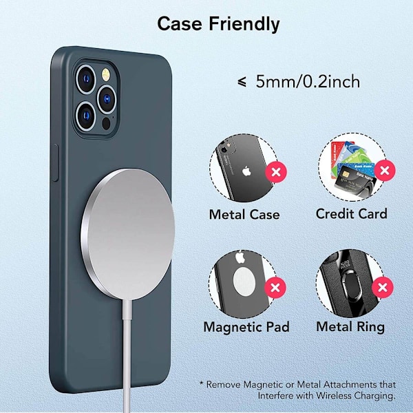 Langaton Magsafe-laturi iPhone 15W
