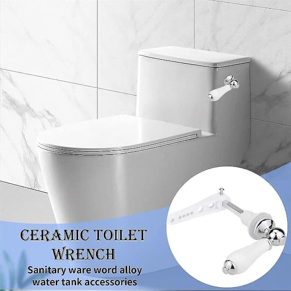 Ceramic Toilet Flush Handle, Toilet Handle Flush Handle Traditional Victorian Style Toilet Handle Replacement Kit