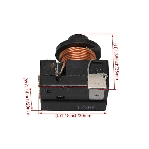3 x Kylskåpskompressorrelä Startmotor 375W för Frys
