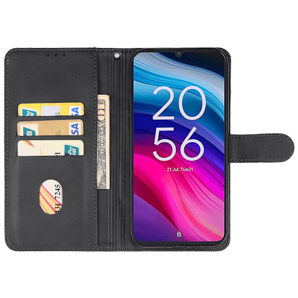 Läderfodral för TCL 505 (YJD) Blå_ca Blue