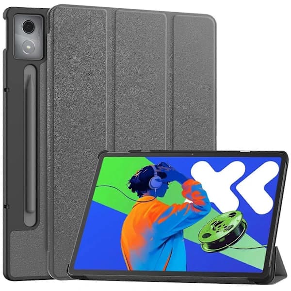 Etui til Lenovo Xiaoxin Pad Pro 12,7 tommer Anti-Drop Læderstativ Tablet Cover