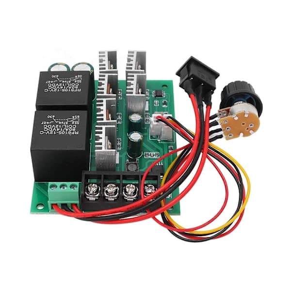 DC Motor Kontroller Borstad Hastighetskontroll Justerbar CW CCW Omkopplare Stor Vridning 40A 10‑50V