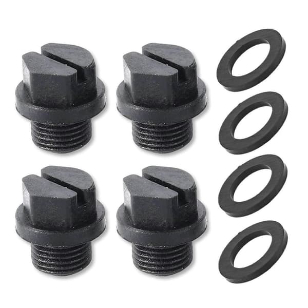 Hållbara poolpumpspluggar för Hayward SPX1700FG - 4-pack med packningar