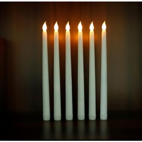 Flammeløse LED-lys, Elektrisk Lys, Lyslamper til Mariæ Himmelfart/Fødselsdag/Jul/Allehelgensdag/Middag med levende lys-DPZO.ca