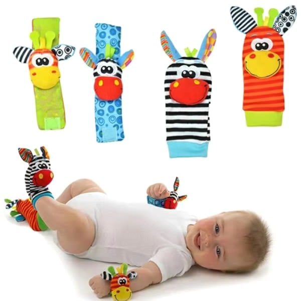 Baby leker 3-6 til 12 måneder Jenter Gutter Treleker 1