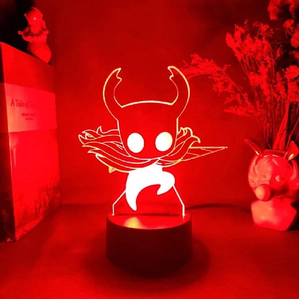 Hollow Knight Figur 3D Natlampe Kunst