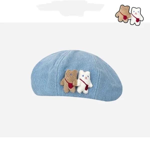 Denim Baskeri Litteä Lippis C C C
