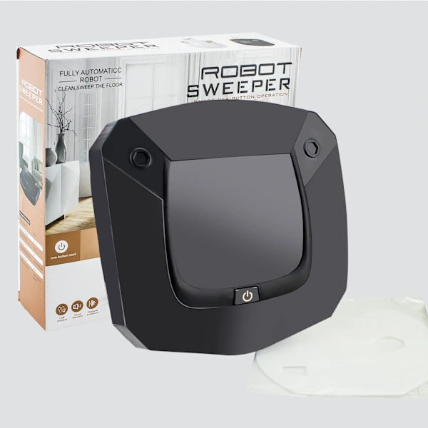 Square Robotic Vacuum Cleaner for Home Rechargeable Automatic