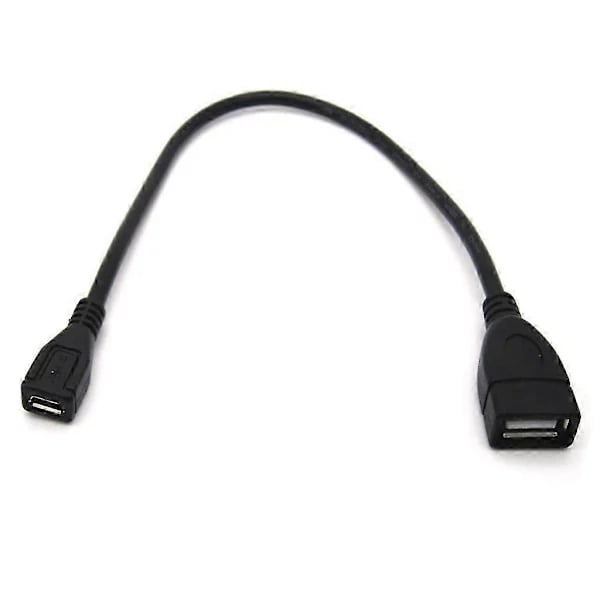 Micro USB Hunn til USB 2.0 Hunn Dataoverføringsadapterkabel for Telefoner