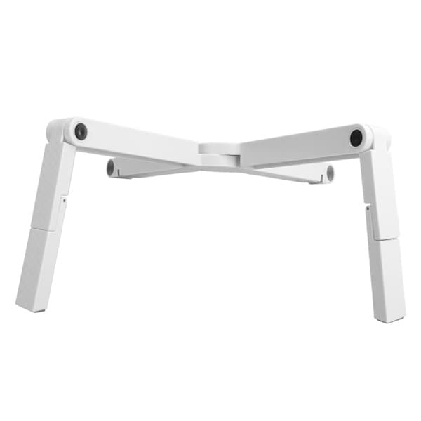 Tablet Notebook Stativ Bærbart Foldbart Laptop Støtte Base Holder Justerbart Beslag Hvid