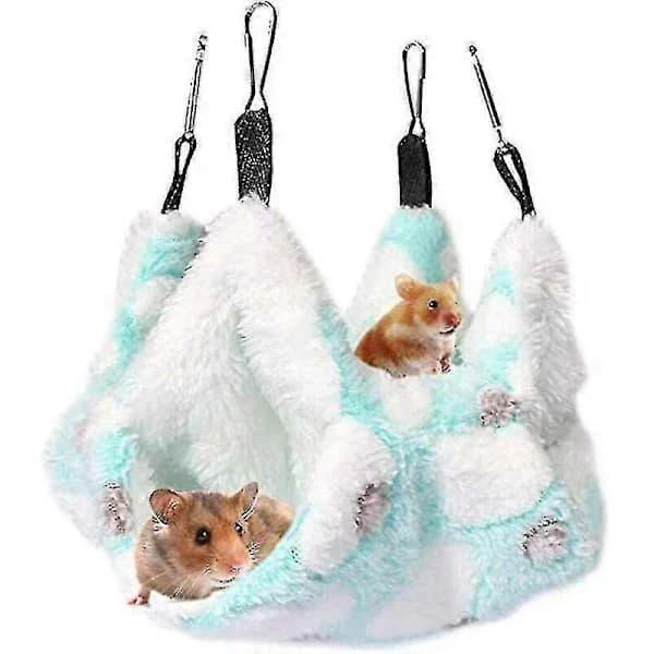 Small Pet Hammock, Guinea Pig Cage Hammock, Double Layer Pet Hammock, For Ferret Gift