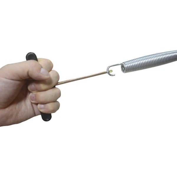 Trampoline Spring Pull Tool, T-Hook with Comfortable Handle for Easy Spring Installation, Durable Steel and Plastic Construction, 2-Pack