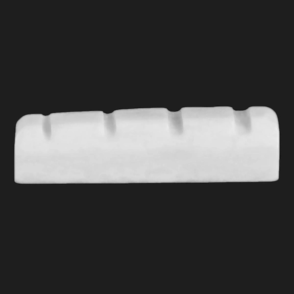 Sadel för 4-strängs bas (38 x 6 mm, Oblekt)