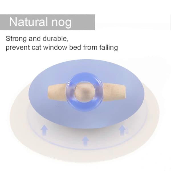Kattfönsterhängmatta Sugproppar Ersättningsproppar 4-pack