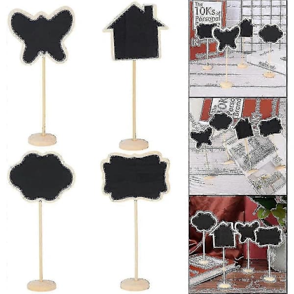 Tavel-etiketter Mini Tavlor Skyltar. 12-pack Små Tavlor