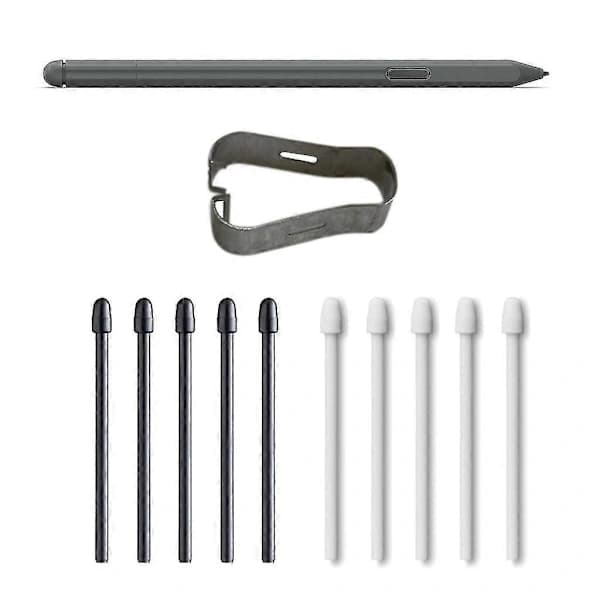 Touch Stylus Spidser med Metalklips Til Kindle Scribe Write Stylus Pen Hvid